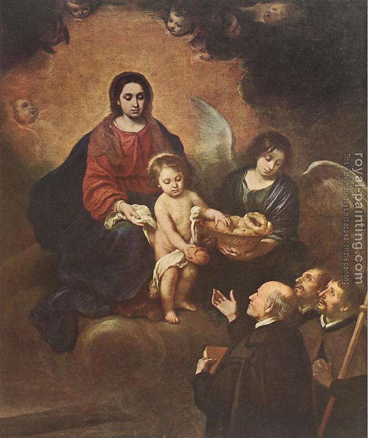 Bartolome Esteban Murillo : The Infant Jesus Distributing Bread to Pilgrims